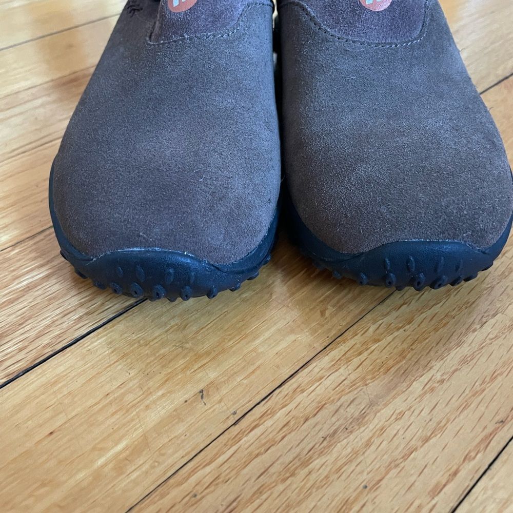 Brown Suede Slip-On Shoes with Black Fur Lining youth 1 - Picture 3 of 8